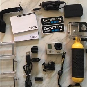 Go Pro 3 with plastic case and floatable handle